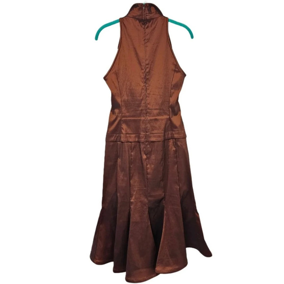 Tadashi Shoji Trumpet Hem Cocktail Dress - Picture 4 of 6